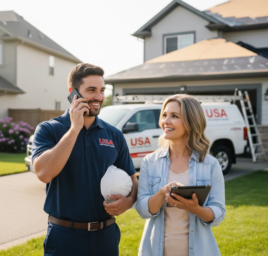 USA Roof Repair Experts customer support in Rockdale
